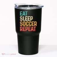 Eat Sleep Soccer Repeat Cool Soccer Lover Player Tumbler thumb 0