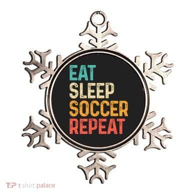 Eat Sleep Soccer Repeat Cool Soccer Lover Player Ornament