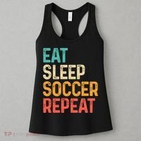 Eat Sleep Soccer Repeat Cool Soccer Lover Player Women's Tank Top thumb 3