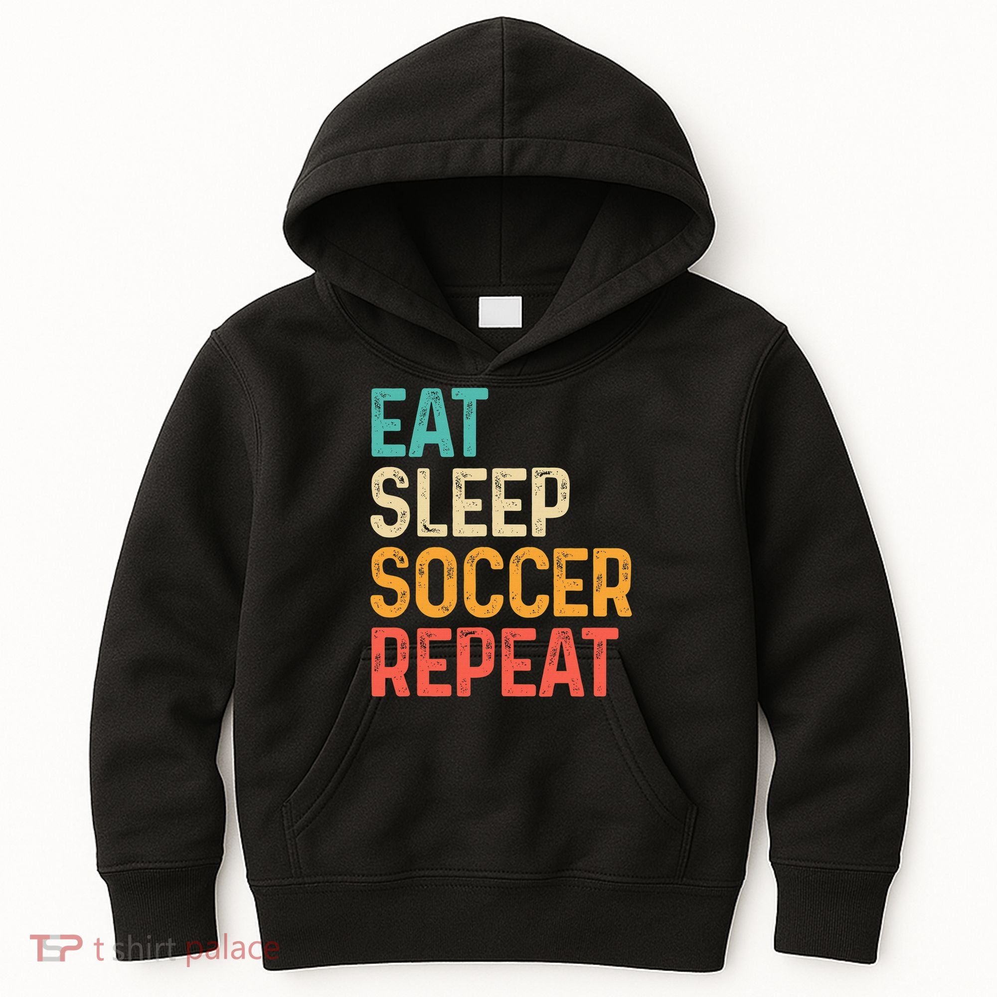 Eat Sleep Soccer Repeat Cool Soccer Lover Player Kids Hoodie