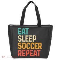 Eat Sleep Soccer Repeat Cool Soccer Lover Player Tote Bag thumb 0