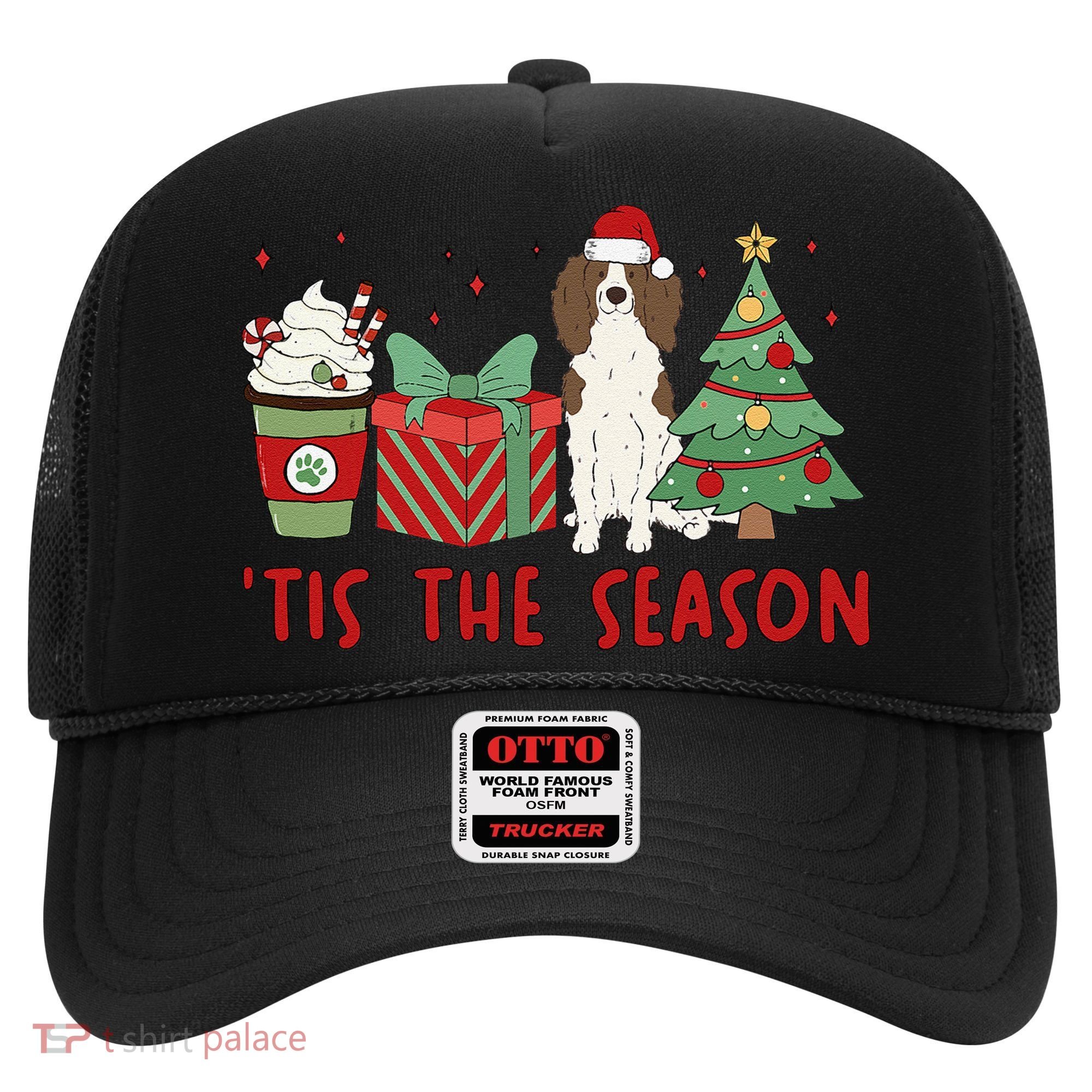 English Springer Spaniel Christmas Tis The Season Holiday Hat