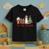 English Springer Spaniel Christmas Tis The Season Holiday Toddler T-Shirt thumb 3