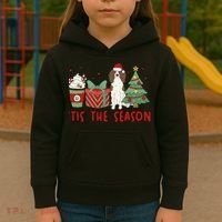 English Springer Spaniel Christmas Tis The Season Holiday Kids Hoodie thumb 3