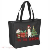 English Springer Spaniel Christmas Tis The Season Holiday Tote Bag thumb 2