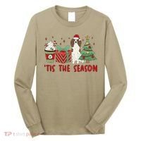 English Springer Spaniel Christmas Tis The Season Holiday Long Sleeve Shirt thumb 0