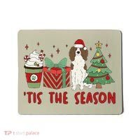 English Springer Spaniel Christmas Tis The Season Holiday Mousepad thumb 0