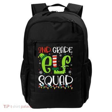 Elf Squad Second Grade Teacher Christmas 2nd Grade Teacher Backpack
