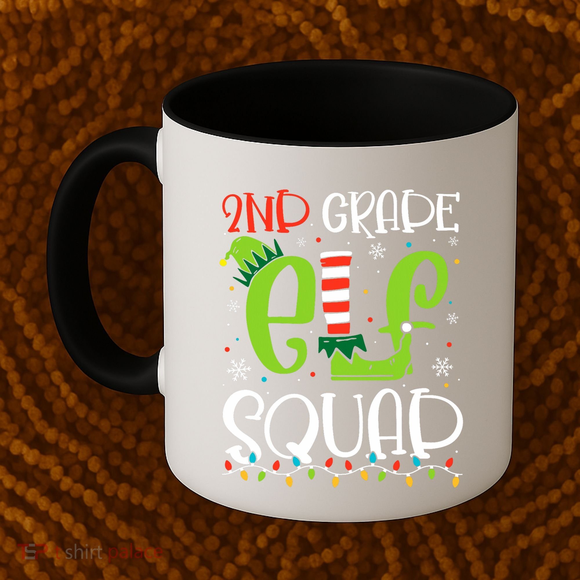 Elf Squad Second Grade Teacher Christmas 2nd Grade Teacher Coffee Mug