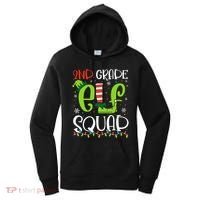 Elf Squad Second Grade Teacher Christmas 2nd Grade Teacher Women's Hoodie thumb 0