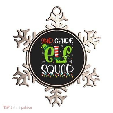 Elf Squad Second Grade Teacher Christmas 2nd Grade Teacher Ornament