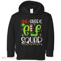 Elf Squad Second Grade Teacher Christmas 2nd Grade Teacher Toddler Hoodie thumb 0