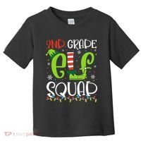 Elf Squad Second Grade Teacher Christmas 2nd Grade Teacher Toddler T-Shirt thumb 0