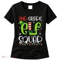 Elf Squad Second Grade Teacher Christmas 2nd Grade Teacher Women's T-Shirt thumb 0