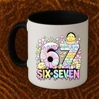 Easter Six Seven 67 Meme Cute 6-7 Funny Coffee Mug thumb 2