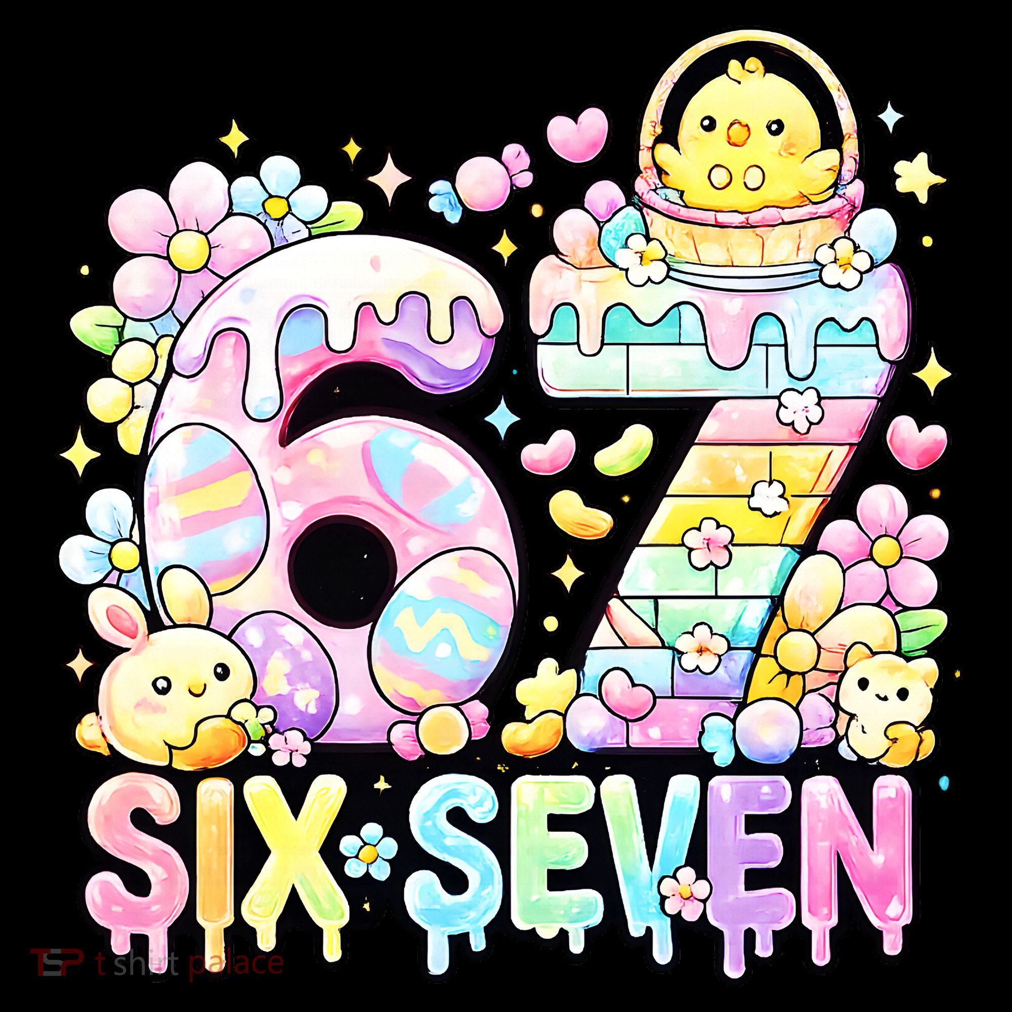 Easter Six Seven 67 Meme Cute 6-7 Funny Coffee Mug