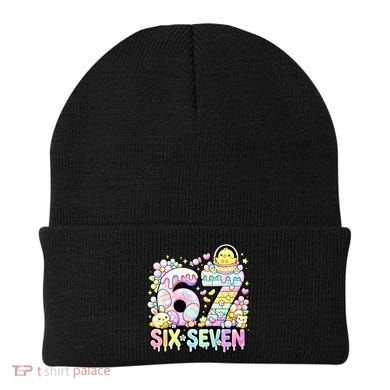 Easter Six Seven 67 Meme Cute 6-7 Funny Beanie