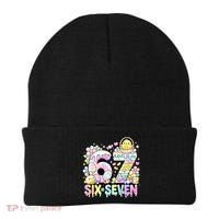Easter Six Seven 67 Meme Cute 6-7 Funny Beanie thumb 0