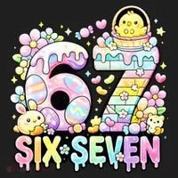 Easter Six Seven 67 Meme Cute 6-7 Funny Beanie thumb 2