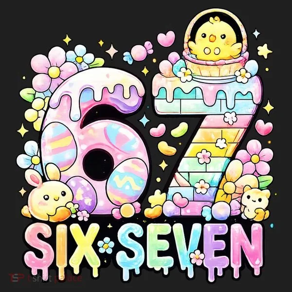 Easter Six Seven 67 Meme Cute 6-7 Funny Beanie