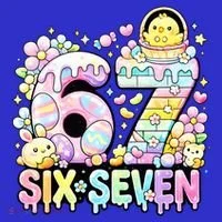 Easter Six Seven 67 Meme Cute 6-7 Funny Long Sleeve Shirt thumb 2