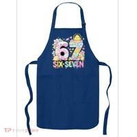 Easter Six Seven 67 Meme Cute 6-7 Funny Apron thumb 0