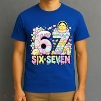 Easter Six Seven 67 Meme Cute 6-7 Funny T-Shirt thumb 3
