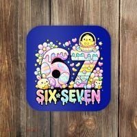 Easter Six Seven 67 Meme Cute 6-7 Funny Coaster thumb 0