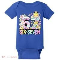 Easter Six Seven 67 Meme Cute 6-7 Funny Baby Bodysuit thumb 0