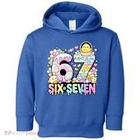 Easter Six Seven 67 Meme Cute 6-7 Funny Toddler Hoodie thumb 0