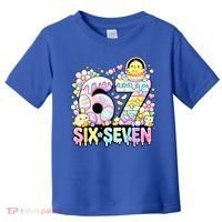 Easter Six Seven 67 Meme Cute 6-7 Funny Toddler T-Shirt thumb 0