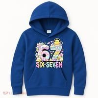 Easter Six Seven 67 Meme Cute 6-7 Funny Kids Hoodie thumb 0