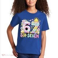Easter Six Seven 67 Meme Cute 6-7 Funny Kids T-Shirt thumb 2
