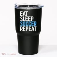 Eat Sleep Soccer Repeat Tumbler thumb 0