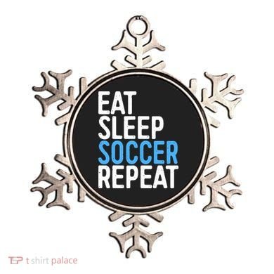 Eat Sleep Soccer Repeat Ornament