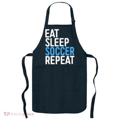 Eat Sleep Soccer Repeat Apron
