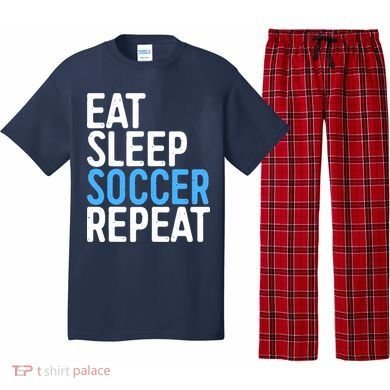 Eat Sleep Soccer Repeat Pajama Set