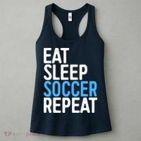 Eat Sleep Soccer Repeat Women's Tank Top thumb 3
