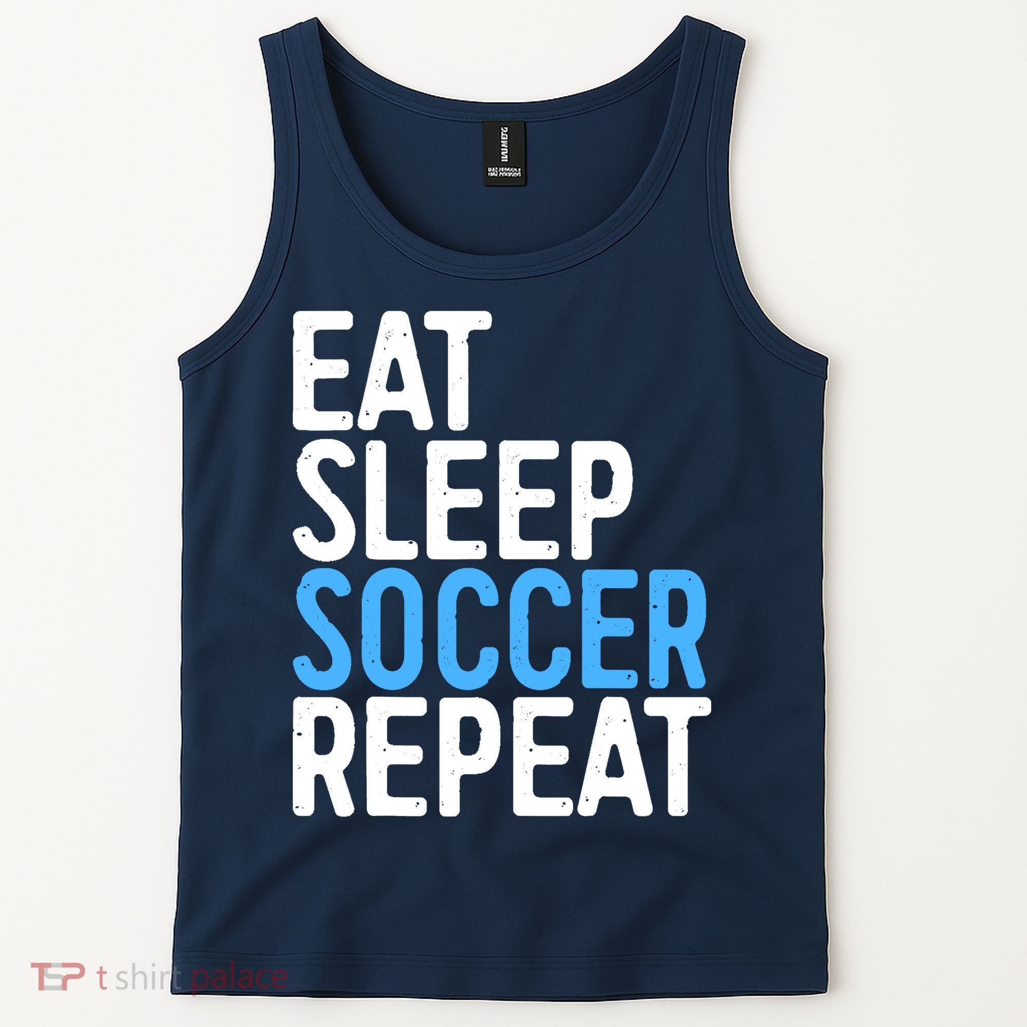 Eat Sleep Soccer Repeat Tank Top