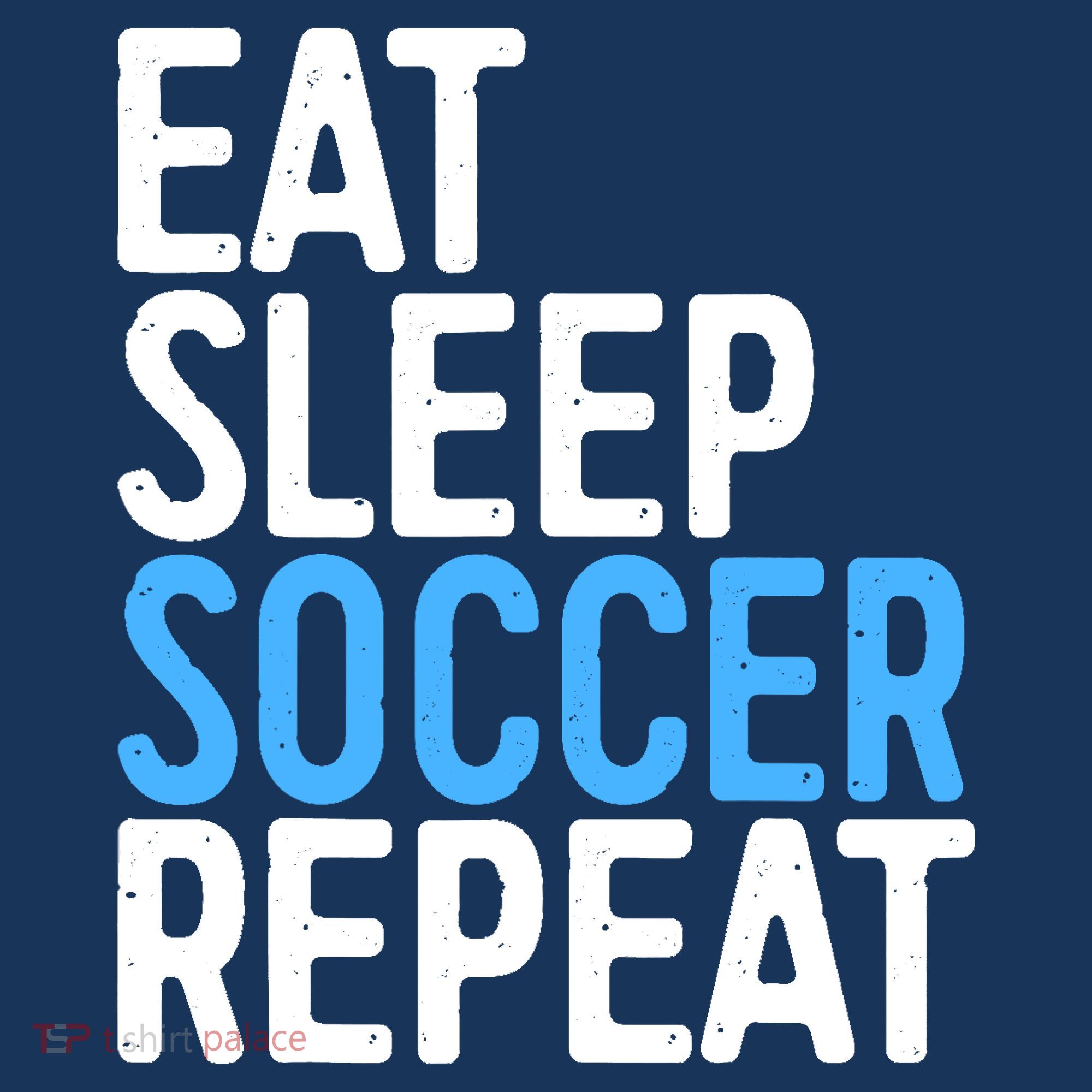 Eat Sleep Soccer Repeat Golf Towel