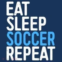 Eat Sleep Soccer Repeat Golf Towel thumb 3