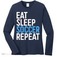 Eat Sleep Soccer Repeat Women's Long Sleeve Shirt thumb 0