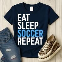 Eat Sleep Soccer Repeat Women's T-Shirt thumb 3