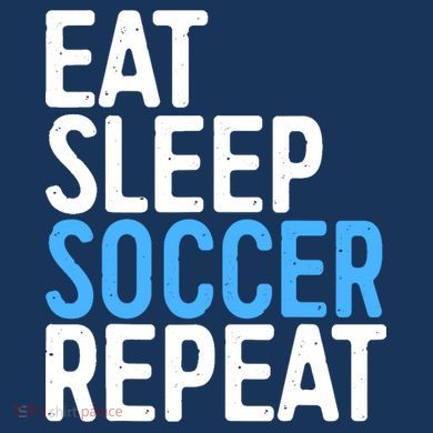 Eat Sleep Soccer Repeat Women's V-Neck T-Shirt