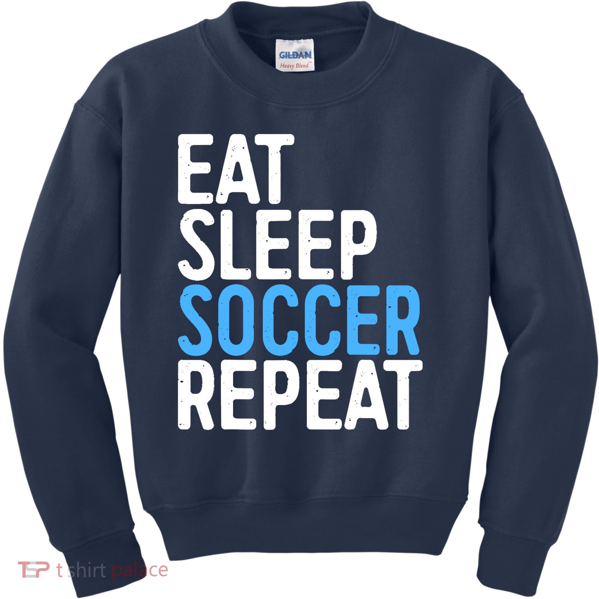 Eat Sleep Soccer Repeat Kids Sweatshirt