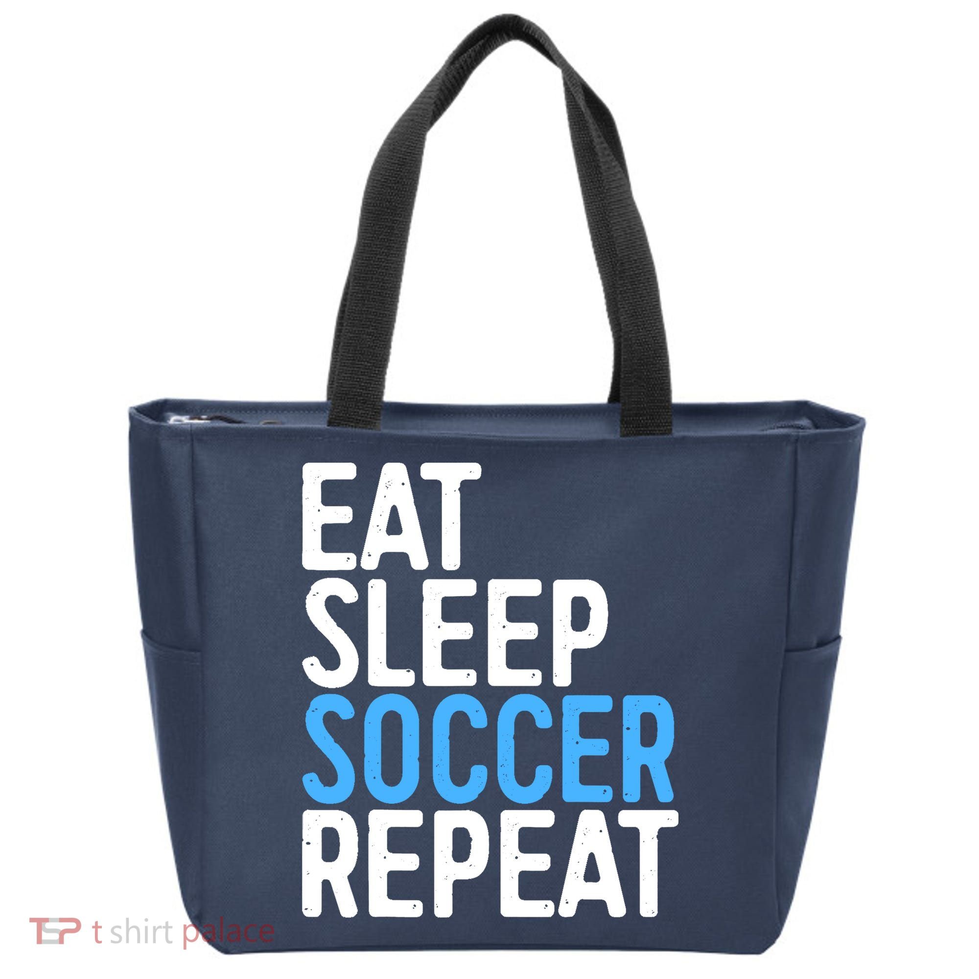 Eat Sleep Soccer Repeat Tote Bag