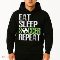 Eat Sleep Soccer Repeat Cool Sport Player Gift Hoodie thumb 2