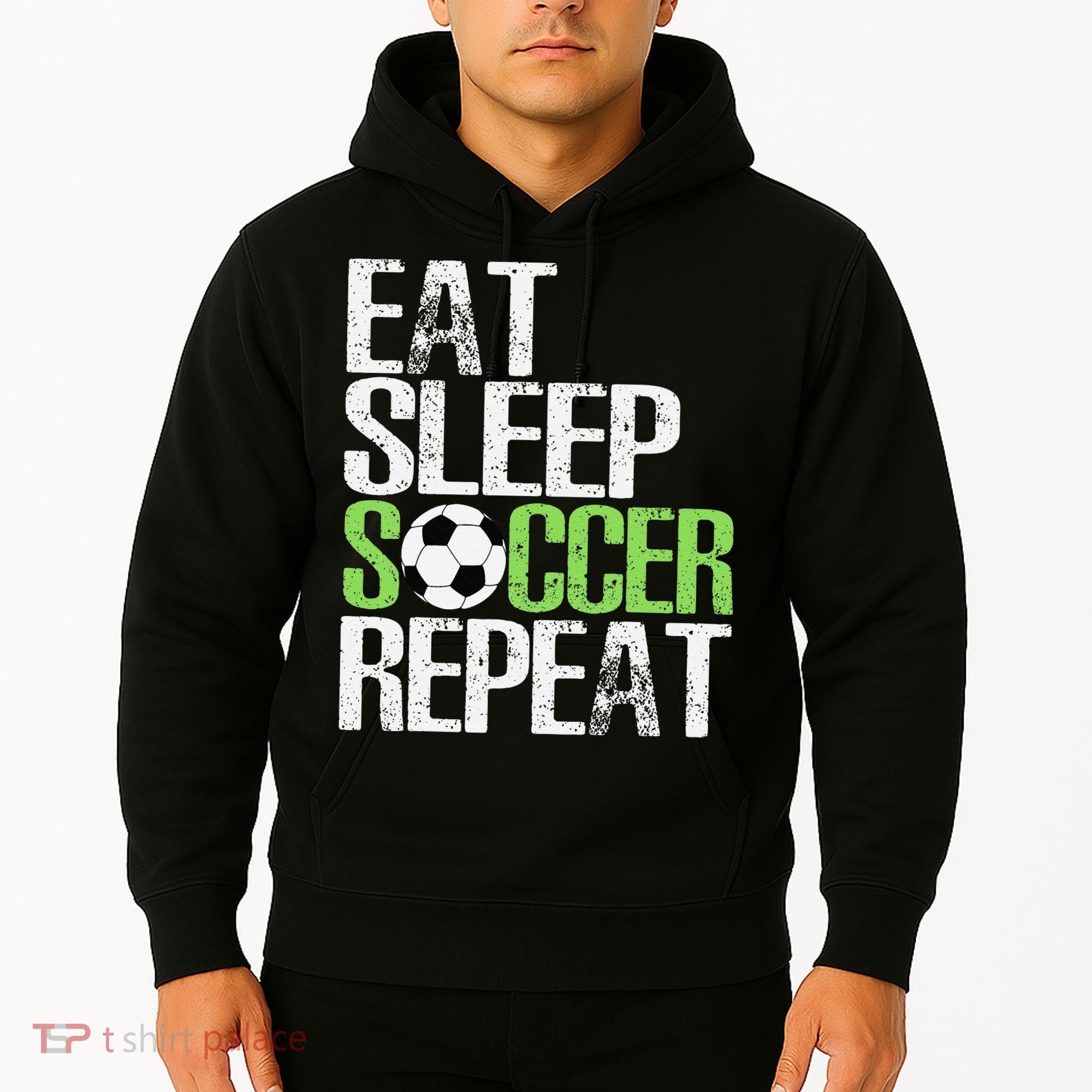 Eat Sleep Soccer Repeat Cool Sport Player Gift Hoodie