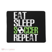 Eat Sleep Soccer Repeat Cool Sport Player Gift Mousepad thumb 0