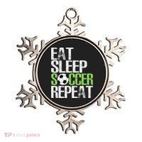 Eat Sleep Soccer Repeat Cool Sport Player Gift Ornament thumb 0